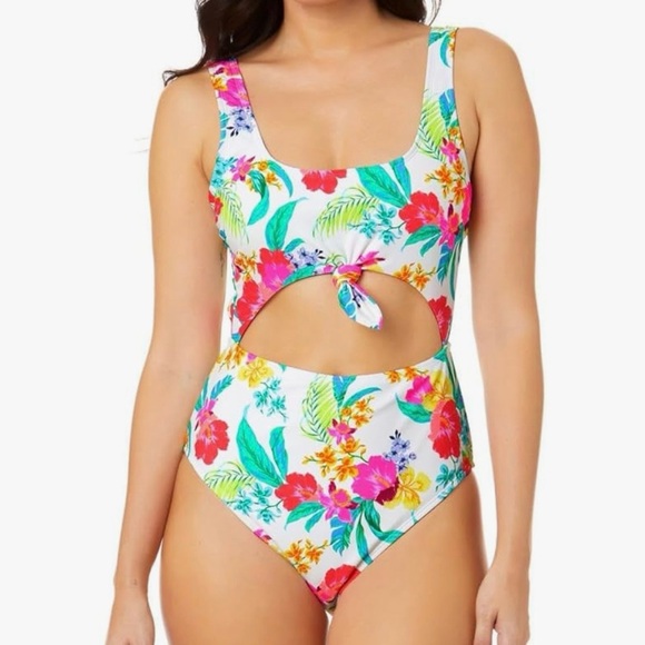 Salt + Cove Other - Women’s Salt + Cove Colorful Floral one-Piece Swimsuit. size S